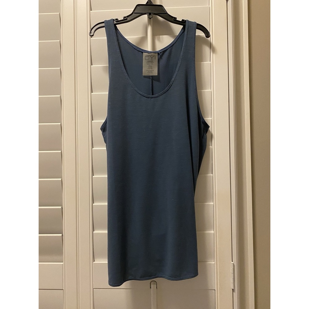 DYI Define Your Inspiration Blue‎ Tank w/Knot Size Small